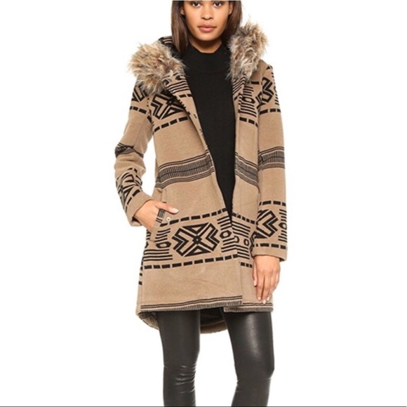 Bb Dakota Aztec Print Coat 